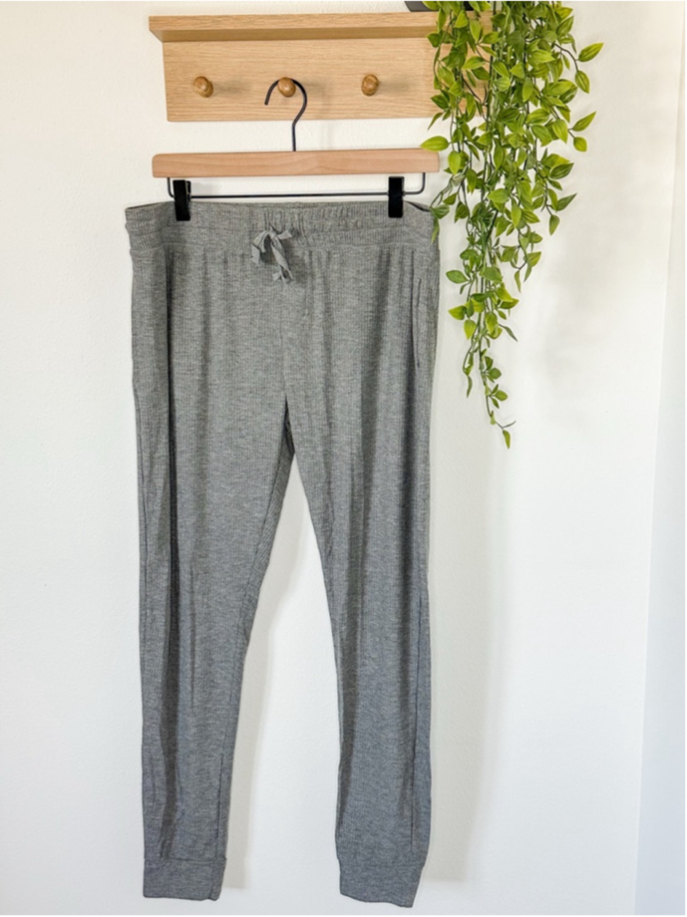 Little Sleepies Bamboo Women’s Pj Pants Medium Grey Ribbed